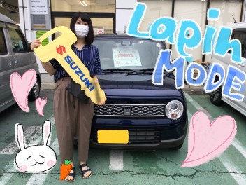 U様　ラパンご納車です！！